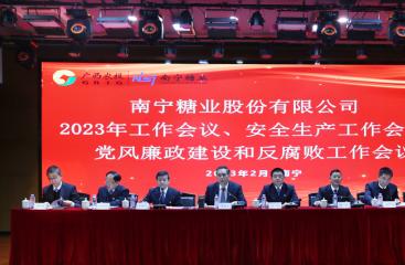奋发有为打好六场攻坚战 | 南宁糖业召开2023年度工作会议